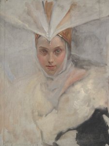 estudio de figura de Edwin Austin Abbey