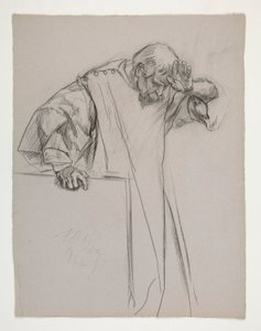Estudios de figuras para el Rey Arturo
