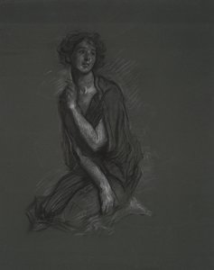 estudio de figura de Edwin Austin Abbey