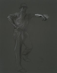 Estudio de figuras para de Edwin Austin Abbey
