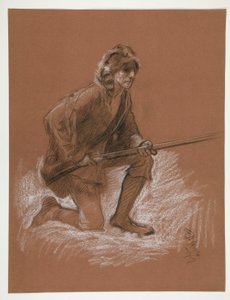 Estudio de figuras para de Edwin Austin Abbey