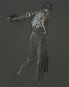 Estudio de figuras para de Edwin Austin Abbey