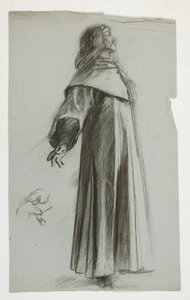 Estudio de figuras para el Rey Arturo de Edwin Austin Abbey