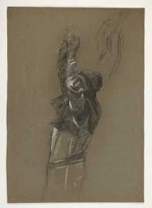Estudio de figuras para el Rey Arturo de Edwin Austin Abbey