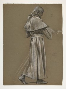Estudio de figuras para el Rey Arturo de Edwin Austin Abbey