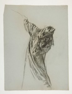 Estudio de figuras para el Rey Arturo de Edwin Austin Abbey