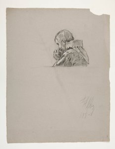 Estudio de figuras para el Rey Arturo de Edwin Austin Abbey