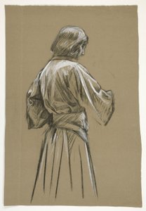 Estudio de figuras para el Rey Arturo de Edwin Austin Abbey