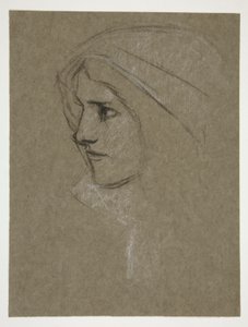 Cabeza de Cordelia, del Rey Lear de Edwin Austin Abbey