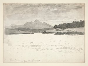 escena de las tierras altas de Edwin Austin Abbey