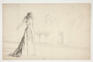 Julieta en el pasillo, de Romeo y Julieta de Edwin Austin Abbey