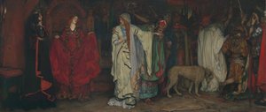 Rey Lear, Acto I, Escena I de Edwin Austin Abbey