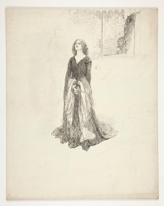 Dama con las manos entrelazadas, del rey Ricardo II