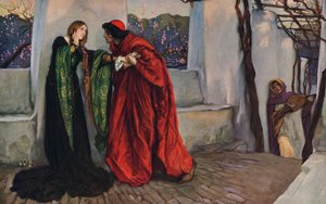 Oh mi señora, ¿dónde estás vagando?, 1899 c1940 de Edwin Austin Abbey