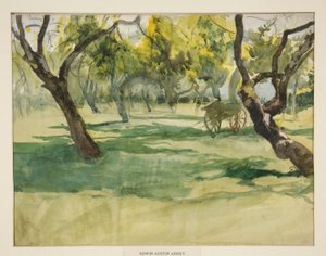 Huerto con Carro de Granja