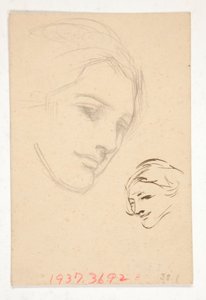 Retrato de una mujer no identificada de Edwin Austin Abbey