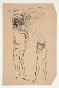 Estudio preliminar para el amor de Edwin Austin Abbey