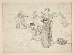 Boceto para de Edwin Austin Abbey