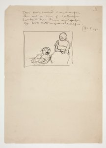 Estudio para Herrick de Edwin Austin Abbey