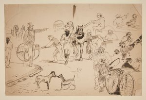 escena de la calle de Edwin Austin Abbey