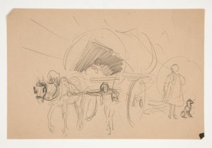 Estudio para .1201 - ilustración para Oliver Goldsmith