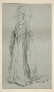 Estudio para Lady Anne, para el rey Ricardo III (?)