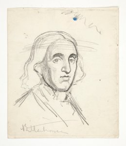 Estudio para Rittenhouse: boceto de mural para el edificio del capitolio estatal en Harrisburg, Pensilvania, 1902-1911 (completado por John Singer Sargent) de Edwin Austin Abbey