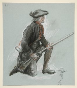 Estudio para una figura en de Edwin Austin Abbey