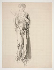 Estudie la figura de la abundancia en el mural La ciencia revela los tesoros de la Tierra, en el edificio del capitolio estatal en Harrisburg, Pensilvania. de Edwin Austin Abbey