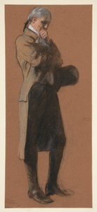 Estudio para figura del Dr. Benjamin Rush, en de Edwin Austin Abbey