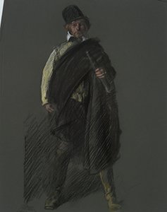 Estudio para la figura del Capitán Peter Minuit, en