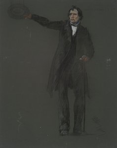 Estudio para la figura de Thaddeus Stevens, en de Edwin Austin Abbey