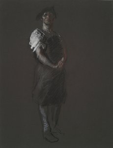 Estudio para la figura de un Obrero, en de Edwin Austin Abbey