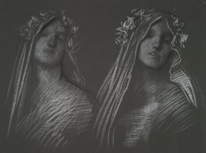 Estudio para la cabeza de Blanchefleur para