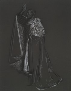 Estudio de pares para la coronación de Eduardo VII de Edwin Austin Abbey