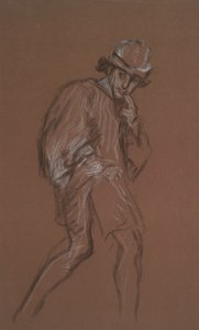 estudio de un hombre caminando