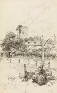 La párroco de Edwin Austin Abbey