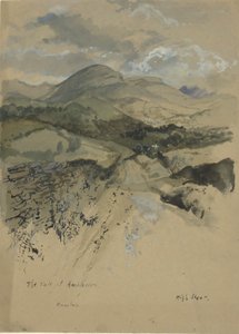El valle de Ambleside, Wansfell de Edwin Austin Abbey