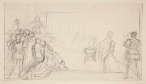 Juicio de la reina Catalina, estudio