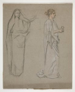 Dos mujeres: estudiar para de Edwin Austin Abbey
