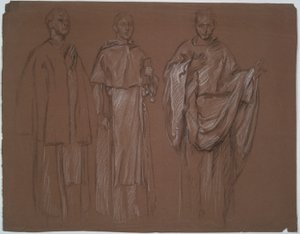 estudio no identificado de Edwin Austin Abbey