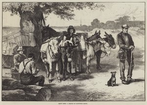 Tiempos tranquilos, un boceto en Hampstead Heath de Edwin Buckman