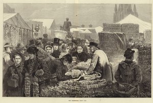 La feria de cebollas de Birmingham (grabado) de Edwin Buckman