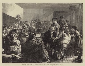 El vacunador del distrito, un boceto en el East-End de Edwin Buckman