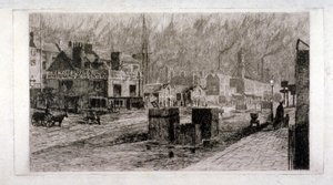Taberna Vine, Mile End Road, Stepney, Londres, 1871 de Edwin Edwards