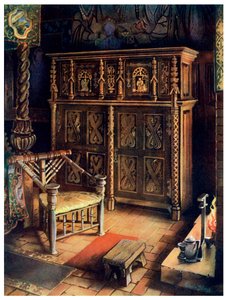 La habitación del rey, Oxburgh Hall, Norfolk de Edwin Foley
