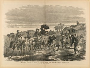 Invasión de Maryland, 1864--Despojo del ganado y del botín arrebatado a los granjeros por la caballería de Early, de "El soldado en nuestra guerra civil" de Edwin Forbes