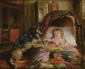 Cuidando al bebé de Edwin Frederick Holt