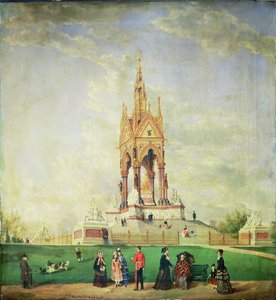El Memorial de Albert, en Londres, 1887