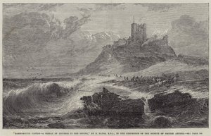 Castillo de Bamborough, una señal de socorro en el horizonte